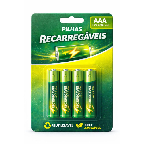 Pilha Recarregável AAA unidade