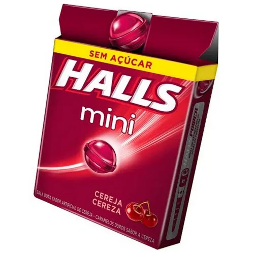 HALLS MINI CEREJA 18X15G
