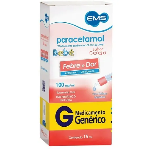PARACETAMOL BEBE 100MG 15ML EM