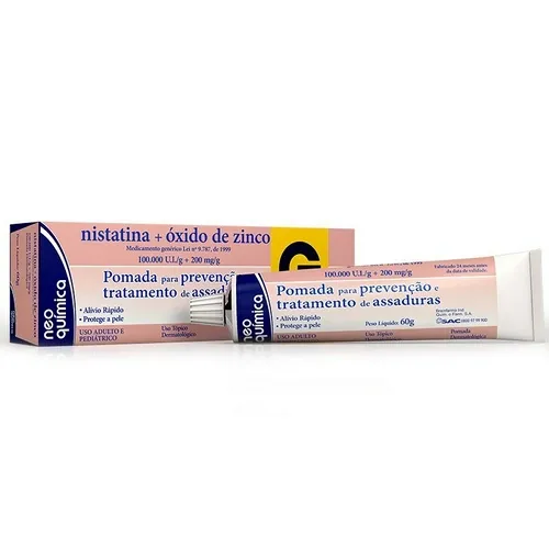 NISTATINA+OXIDO DE ZINCO POM 6