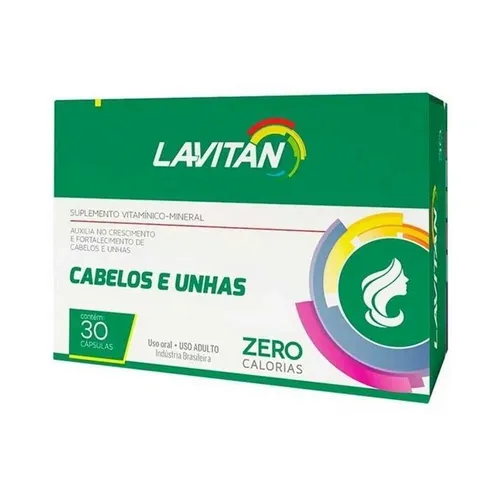 LAVITAN CABELOS E UNHAS 30CP