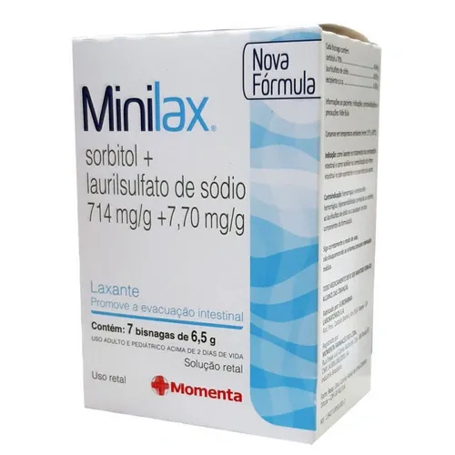 MINILAX 714MG + 7,70MG 7BISN