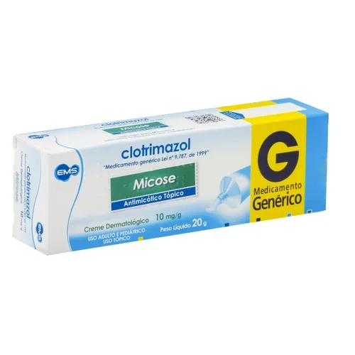 CLOTRIMAZOL 10MG CR DERM 20G E