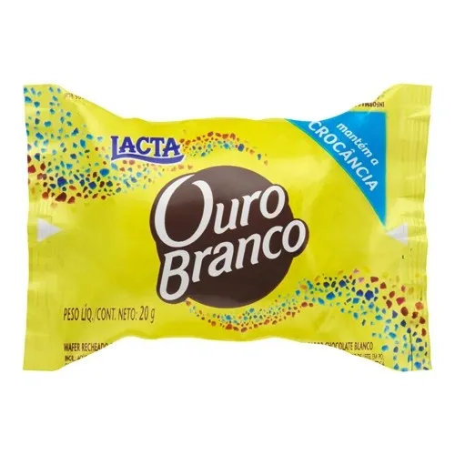 BOMBOM LACTA OURO BRANCO 50XUN